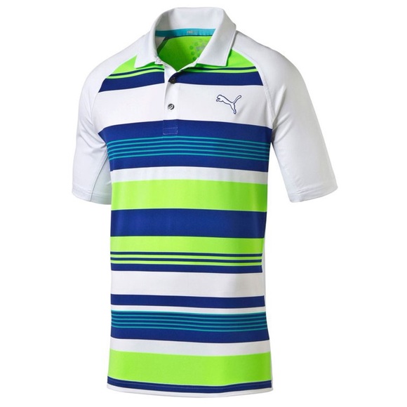 Puma Golf Men's GT Road Map PC Polo - Picture 1 of 12